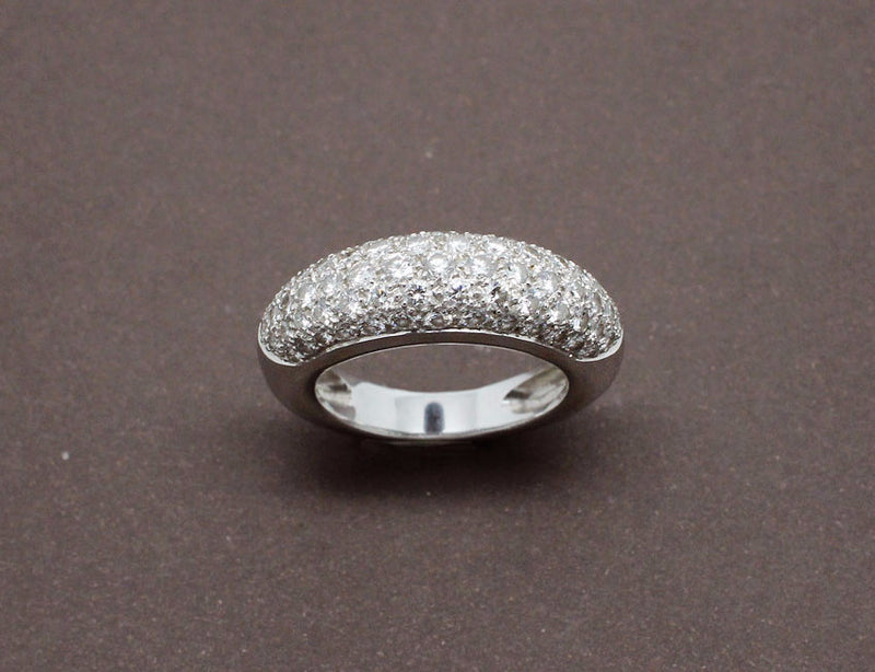 Bague Jonc Pavage Diamants