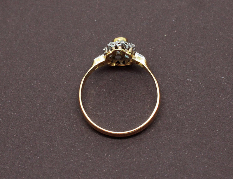 Bague Ancienne Saphir et Diamants