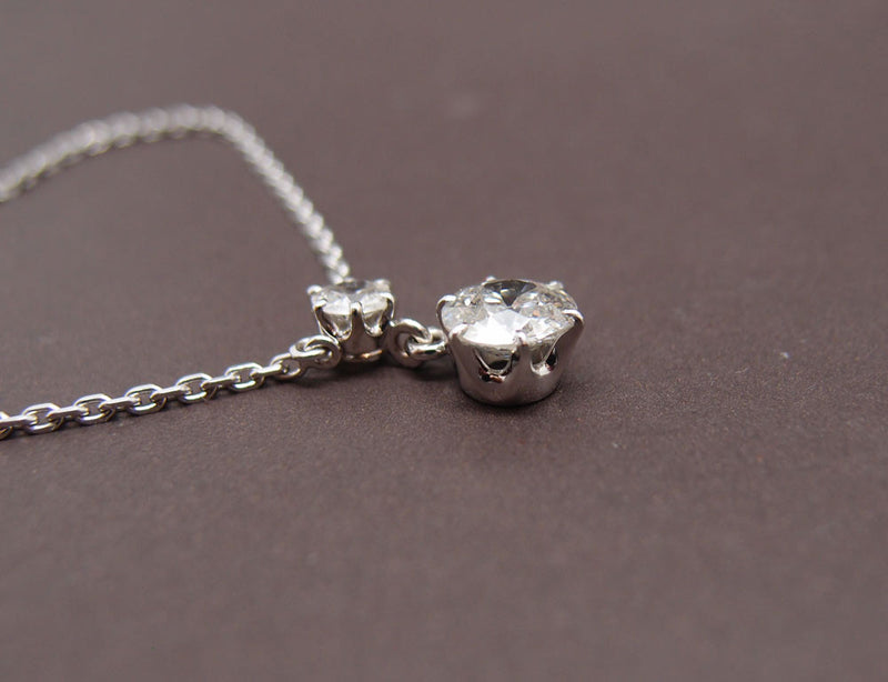 Collier Diamants et Or Blanc