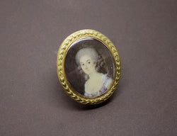 Pendentif Portrait d'époque Napoléon III