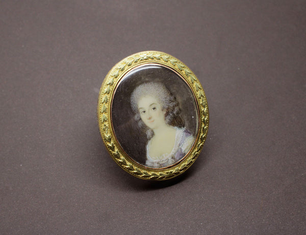 Pendentif Portrait d'époque Napoléon III