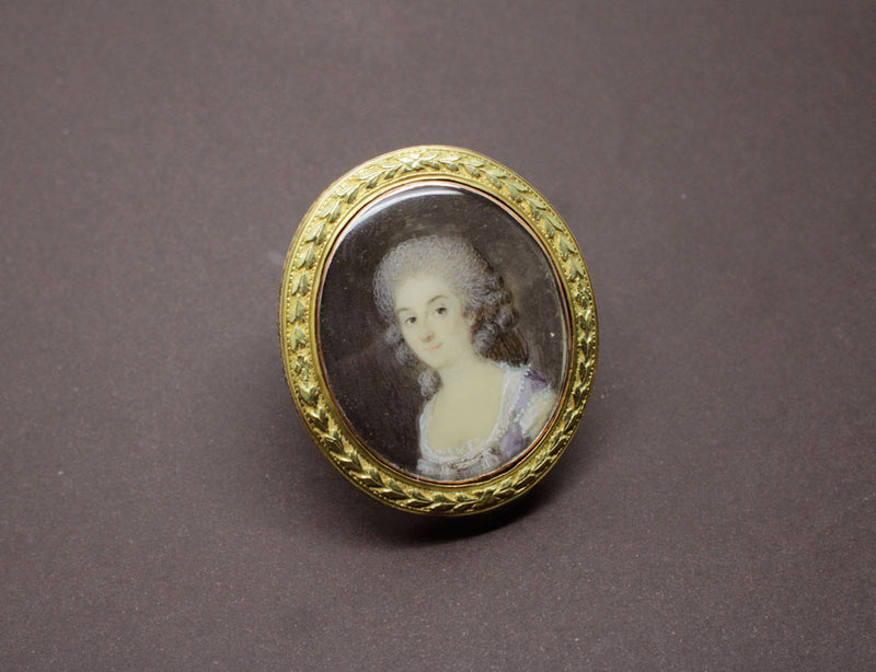 Pendentif Portrait d'époque Napoléon III
