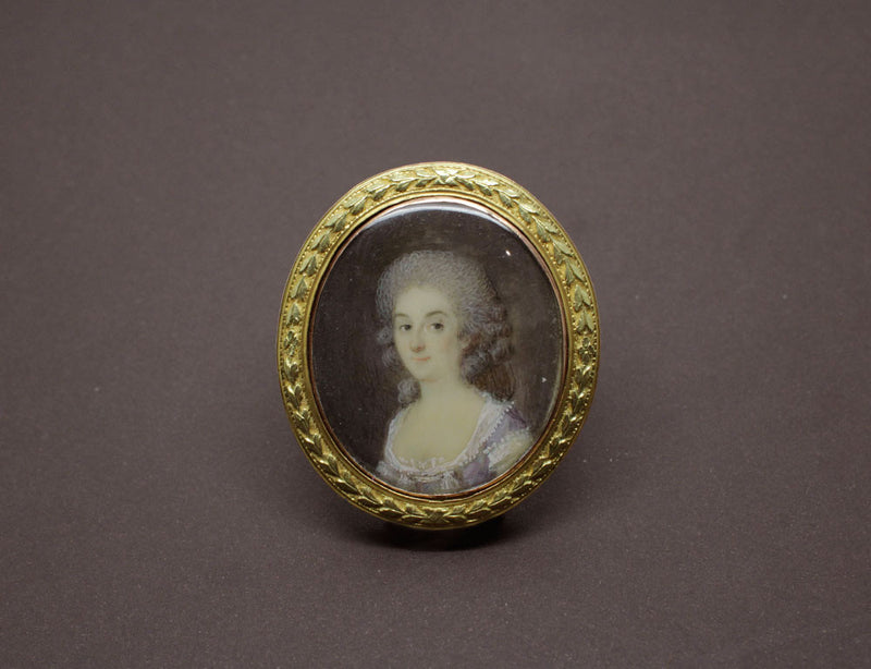 Pendentif Portrait d'époque Napoléon III