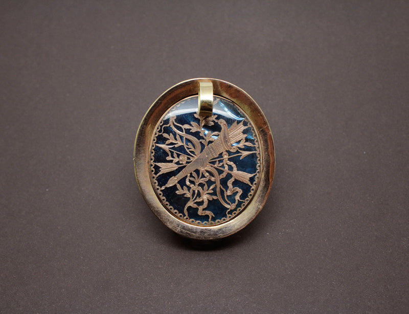 Pendentif Portrait d'époque Napoléon III
