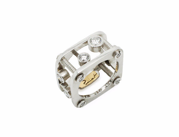 Bague Création Benoit Joaillier "Étau"