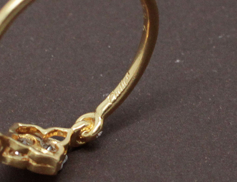 Bague Signée Cartier Diamants et Or Jaune