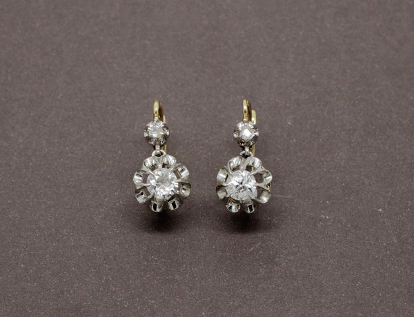 Dormeuses Anciennes Diamants 0,50 carat
