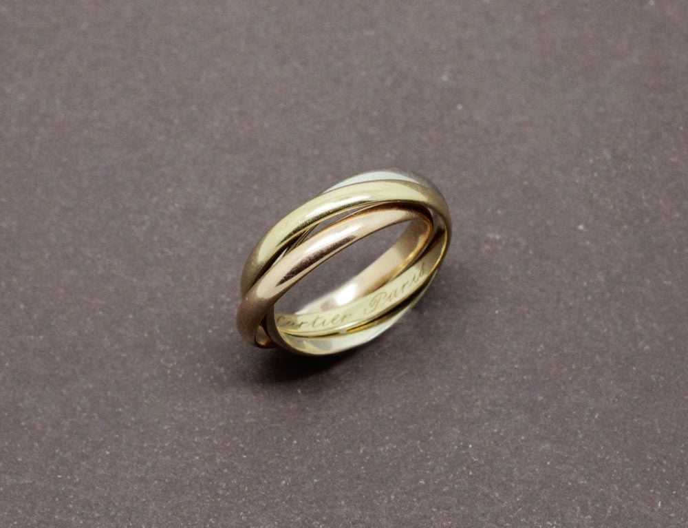 Alliance Trinity Or Signée Cartier – Benoit Joaillier