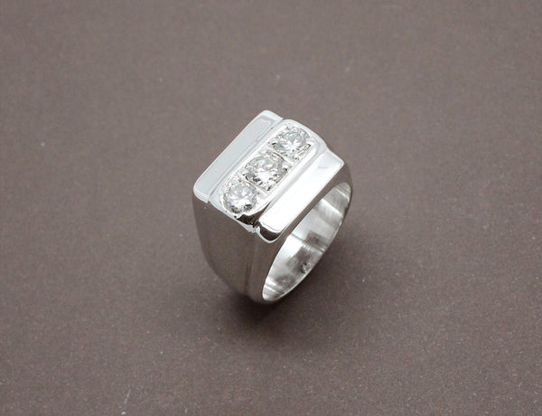 Chevalière Or et Diamants