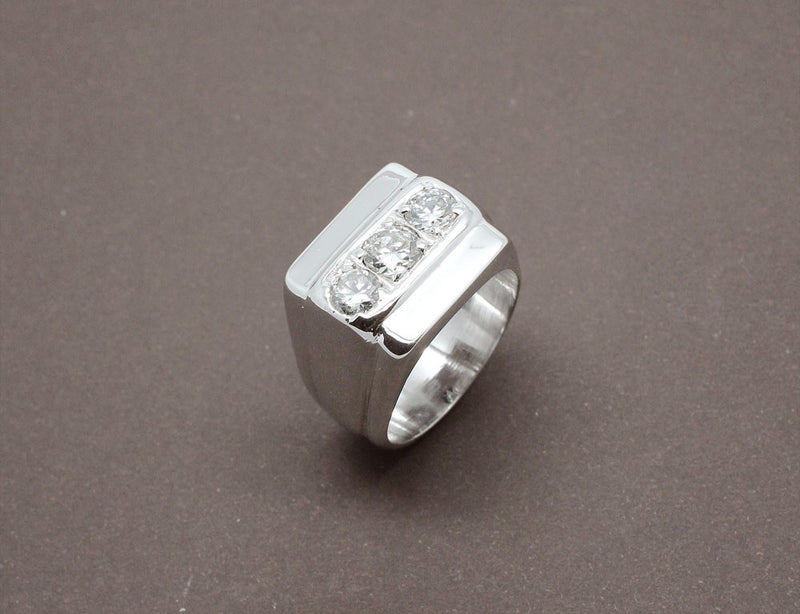 Chevalière Or et Diamants