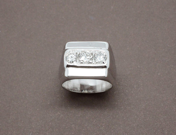 Chevalière Or et Diamants