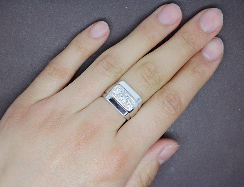 Chevalière Or et Diamants