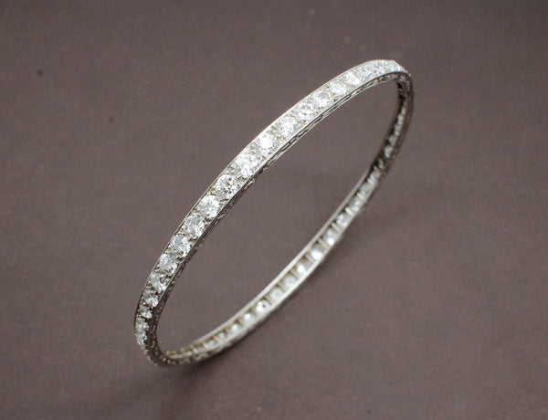 Bracelet Platine et Diamants