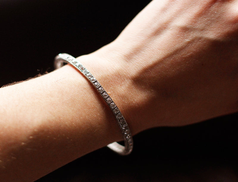 Bracelet Platine et Diamants