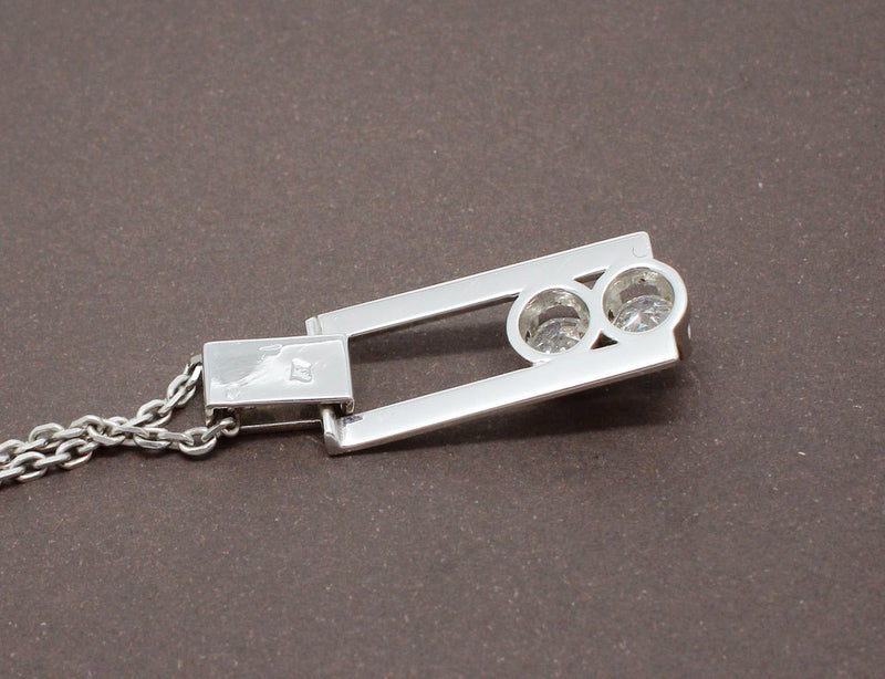 Pendentif Diamants Rectangulaire