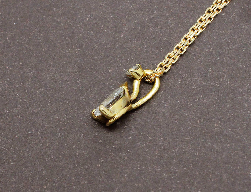 Pendentif Diamant Poire Or Jaune