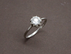 Solitaire 1920 Diamant Platine