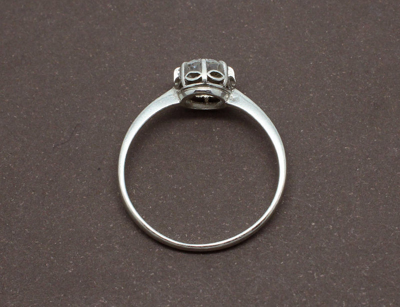 Solitaire 1920 Diamant Platine