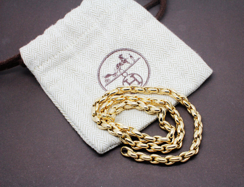 Collier Chaîne Signé Hermès