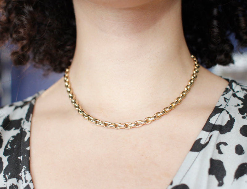 Collier Chaîne Signé Hermès