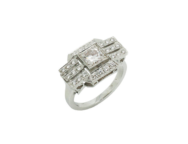 Bague Création Benoit Joaillier Art Déco
