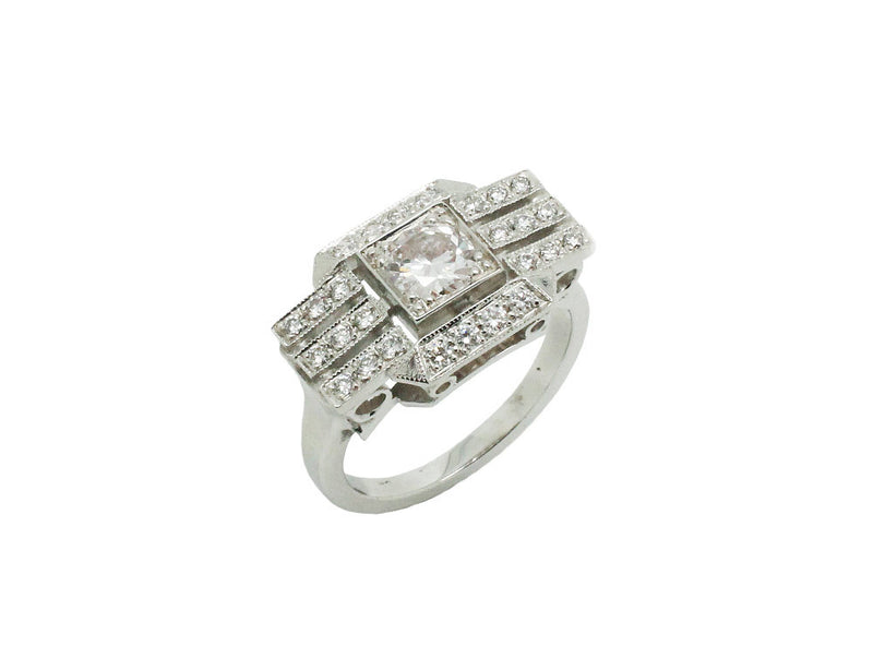 Bague Création Benoit Joaillier Art Déco