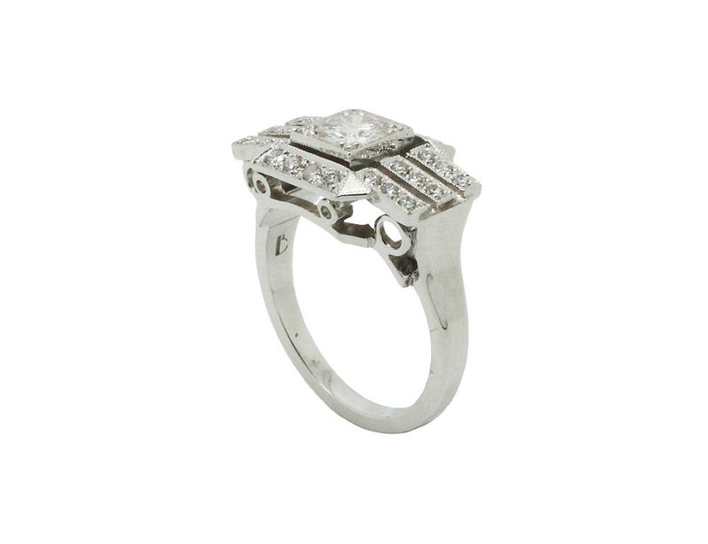 Bague Création Benoit Joaillier Art Déco