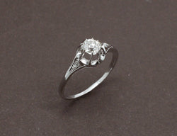 Solitaire Ancien Diamant