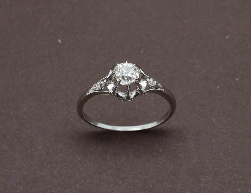 Solitaire Ancien Diamant