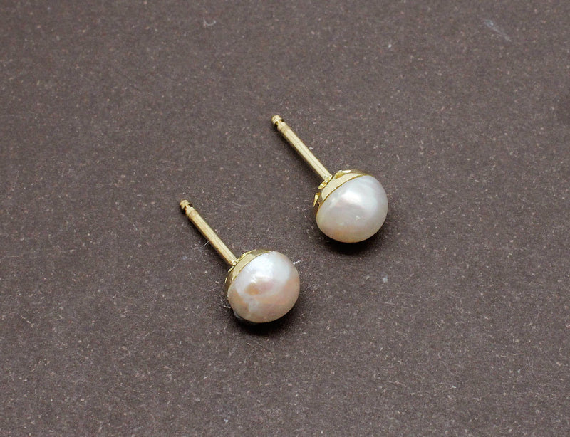 Boucles d'Oreilles Perles Art Déco