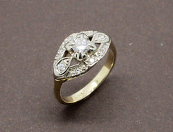 Bague Diamants et Or
