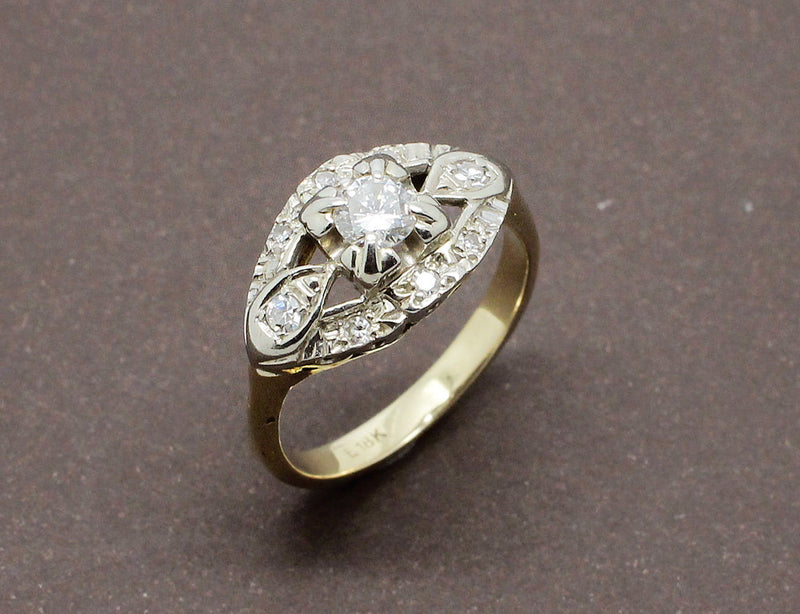 Bague Diamants et Or
