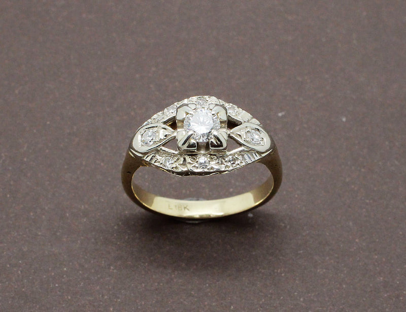 Bague Diamants et Or