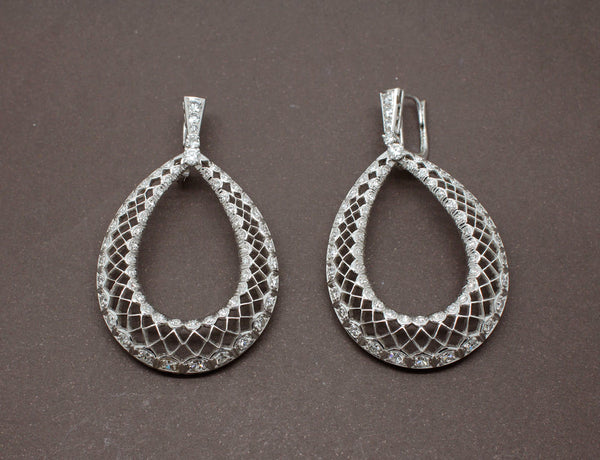 Boucles d'oreilles Pendantes Art Déco