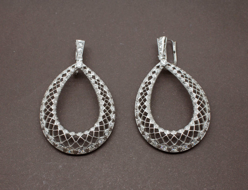 Boucles d'oreilles Pendantes Art Déco