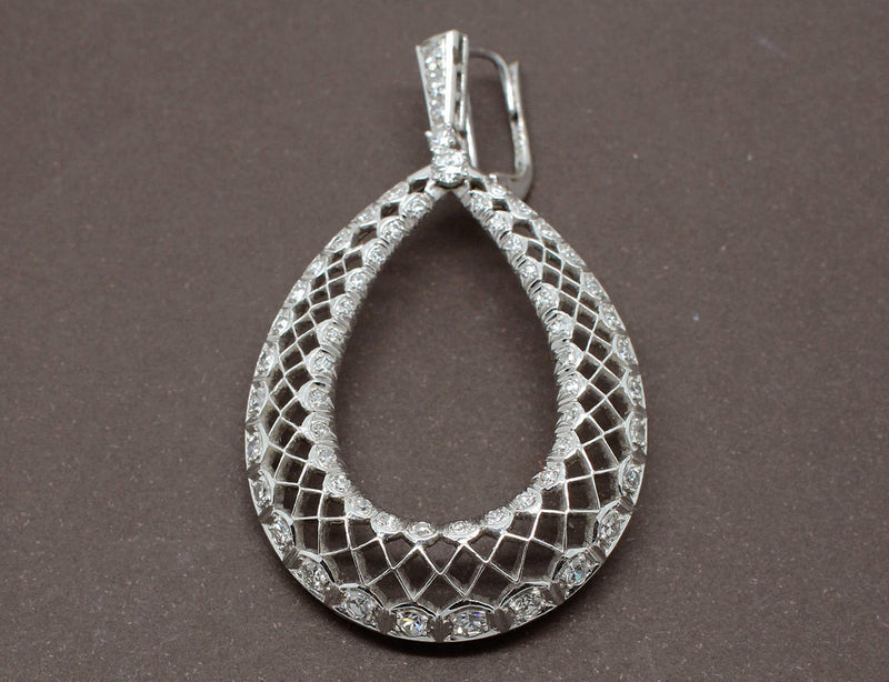 Boucles d'oreilles Pendantes Art Déco