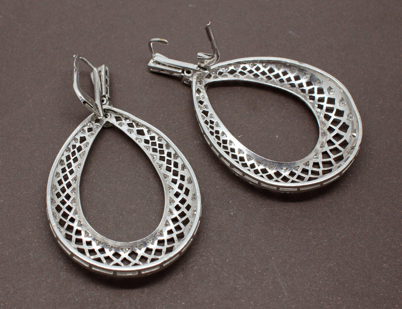 Boucles d'oreilles Pendantes Art Déco