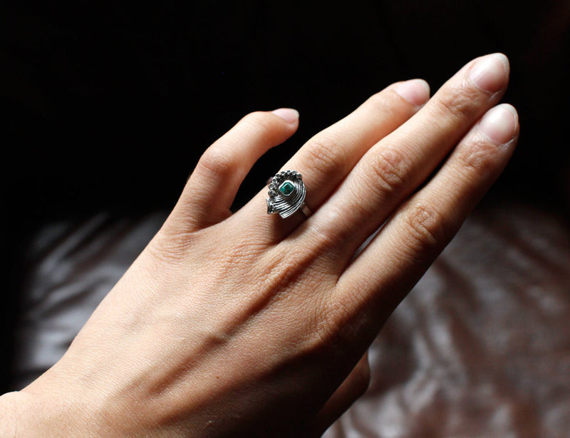 Bague Emeraude Art Déco