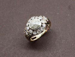 Bague XIXe Diamant Taille Rose