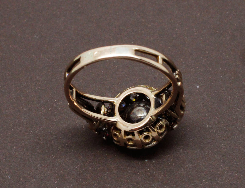 Bague XIXe Diamant Taille Rose