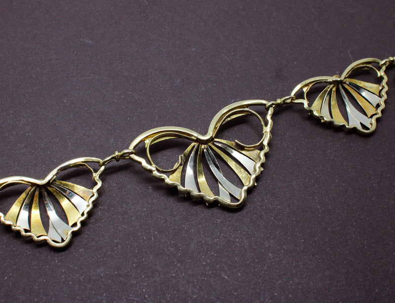 Collier Draperie 2 Ors Art Déco