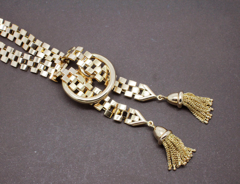 Collier 1950 à Pompons Or Jaune