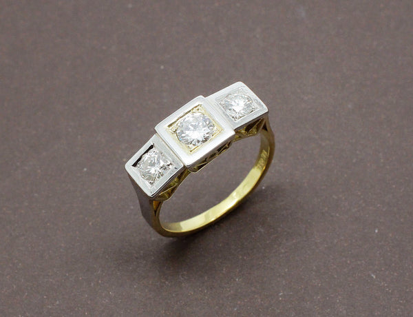 Bague Art Déco Diamants