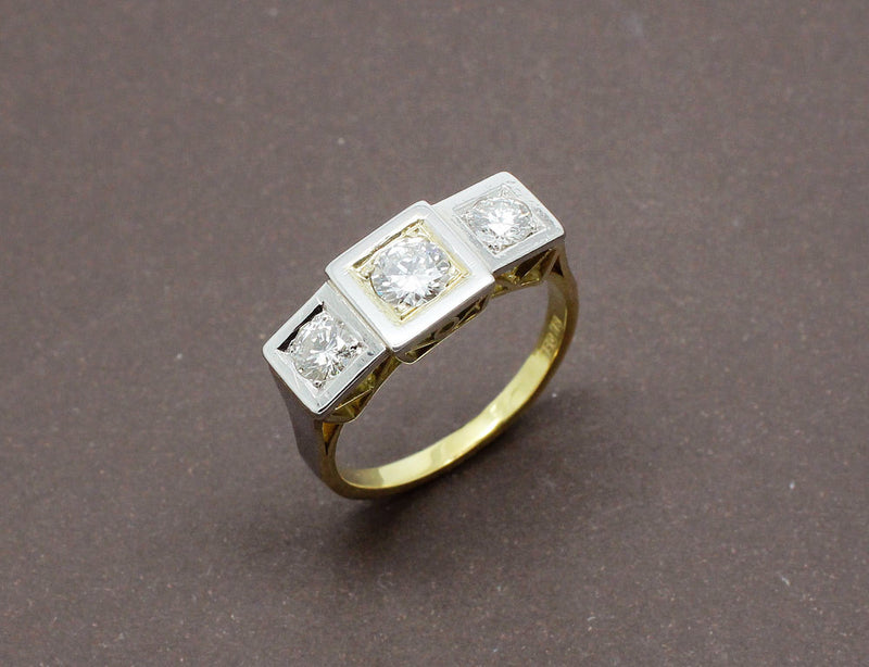 Bague Art Déco Diamants