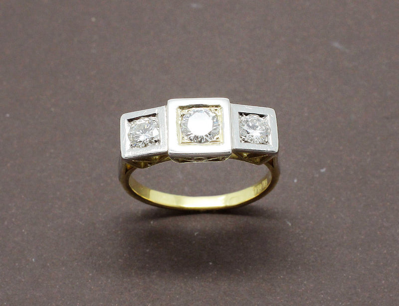 Bague Art Déco Diamants