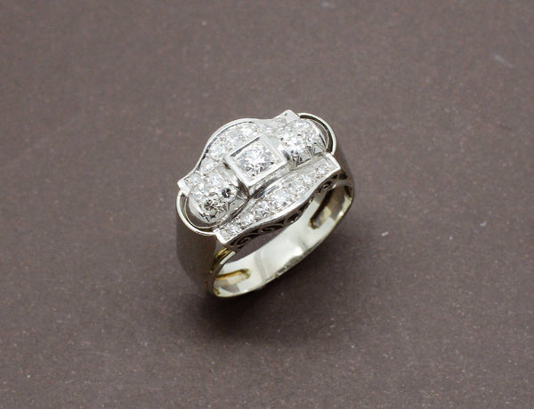 Bague Art Déco Diamants