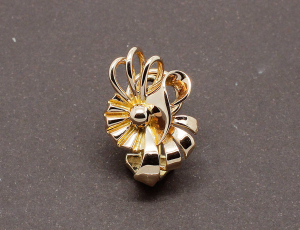 Boucles d'Oreilles Florales 1950