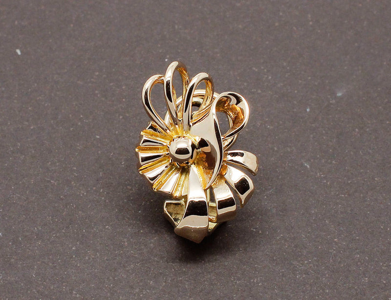 Boucles d'Oreilles Florales 1950