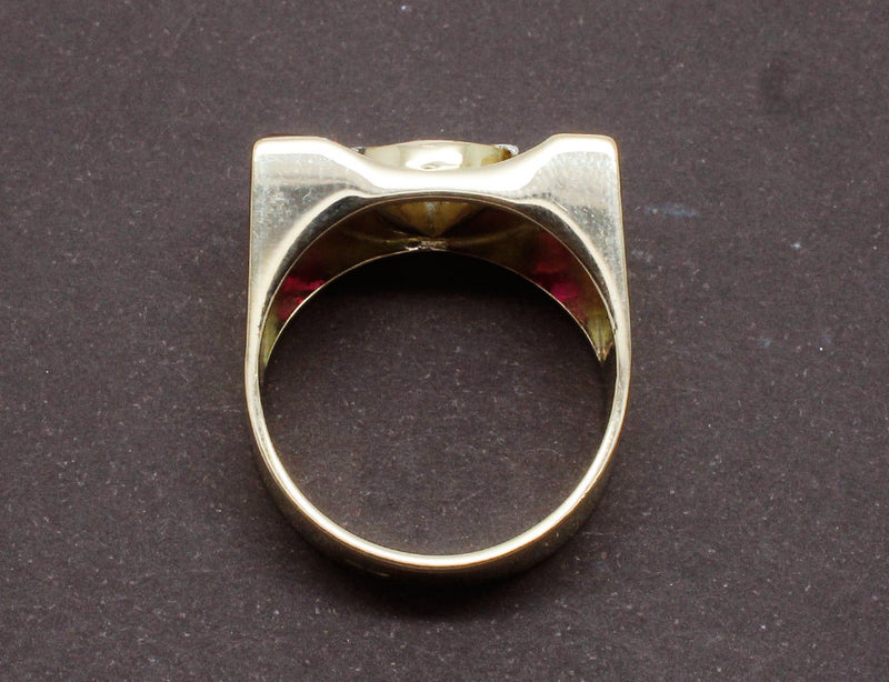 Bague Tank Diamant Triangle