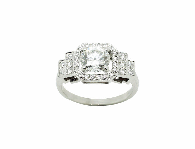 Bague Création Benoit Joaillier "Classique Art Déco"